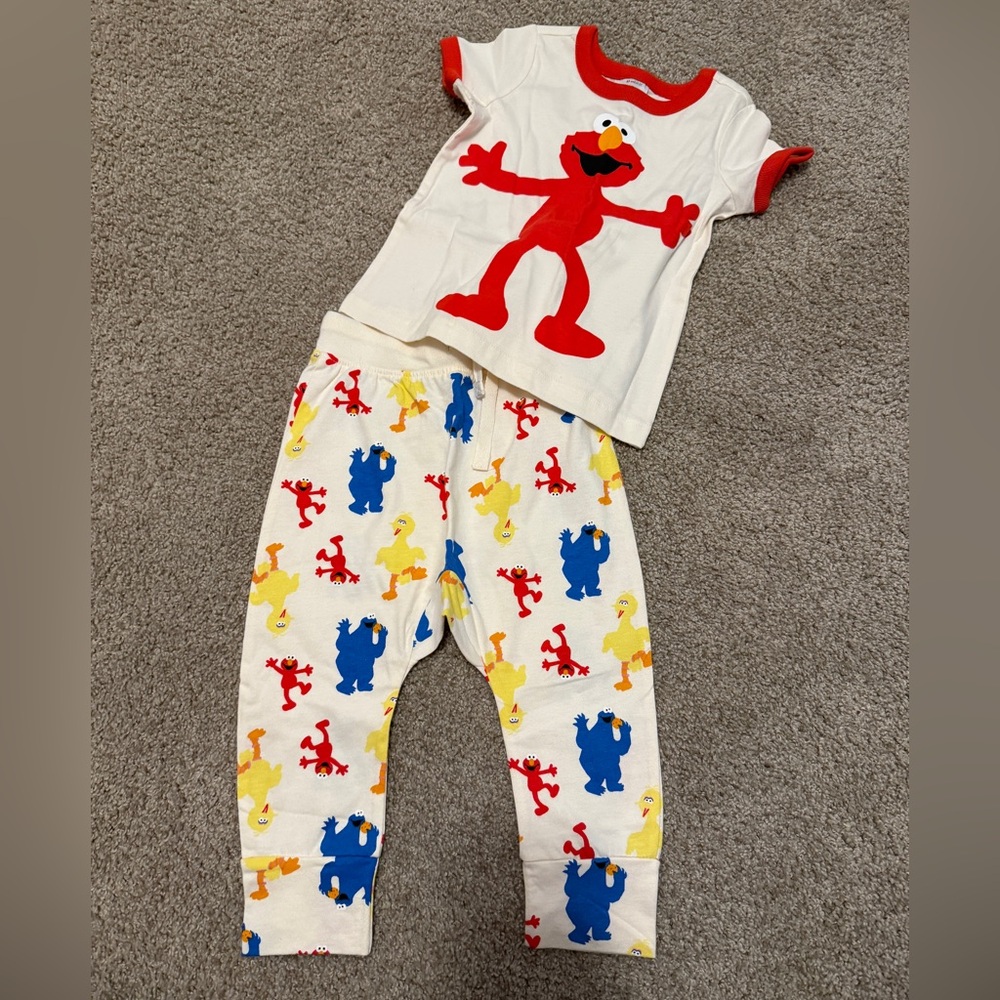 Hanna Andersson Sesame Street Tee and Joggers